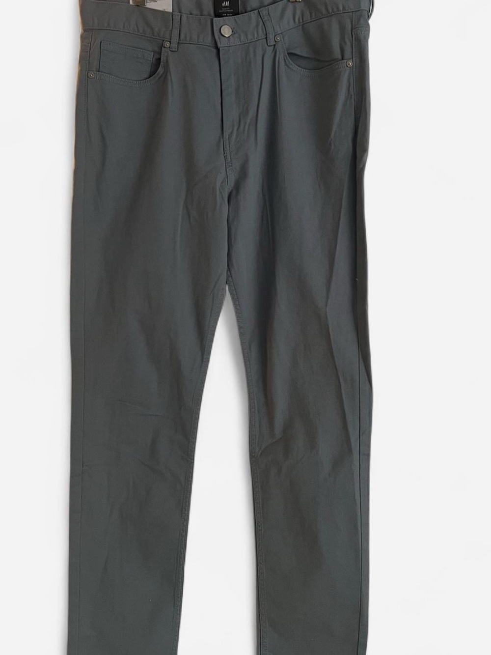 H&M Men's Chinos - Dark Charcoal Gray